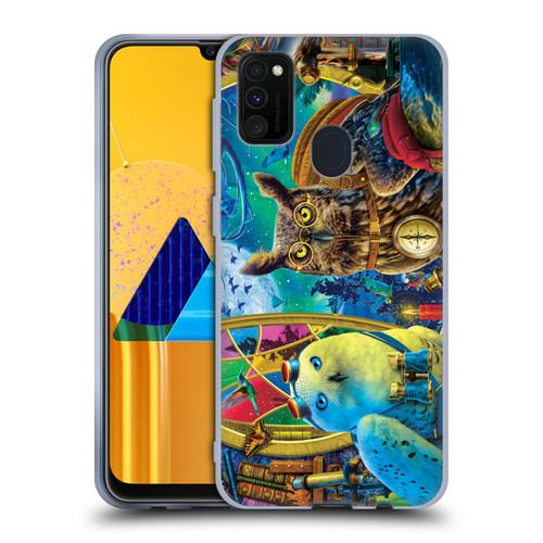 Michael David Ward Fantasy & Whimsical Explorers Soft Gel Case for Samsung Galaxy M30s (2019)/M21 (2020)