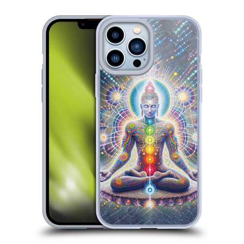 Shambhala Light Visionary Art Ethereal Graphics Chakras Soft Gel Case for Apple iPhone 13 Pro Max