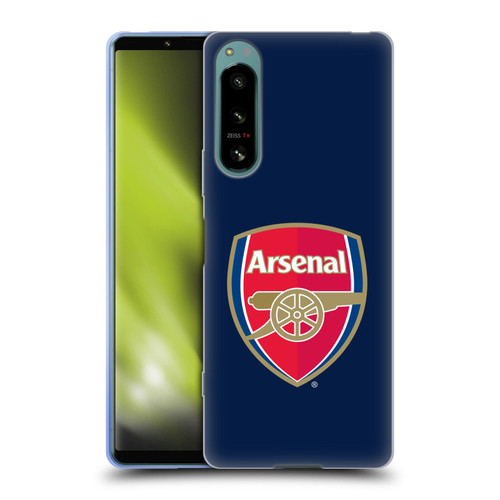 Arsenal FC Crest 2 Full Colour Blue Soft Gel Case for Sony Xperia 5 IV