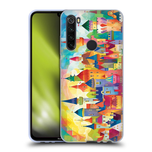 Michael David Ward Fantasy & Whimsical Fairy Tale Castles Soft Gel Case for Xiaomi Redmi Note 8T