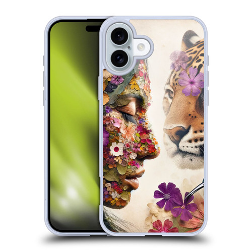 Shambhala Light Visionary Art Ethereal Graphics Flora & Fauna Soft Gel Case for Apple iPhone 16 Plus