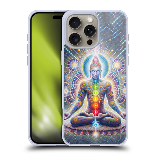 Shambhala Light Visionary Art Ethereal Graphics Chakras Soft Gel Case for Apple iPhone 16 Pro Max