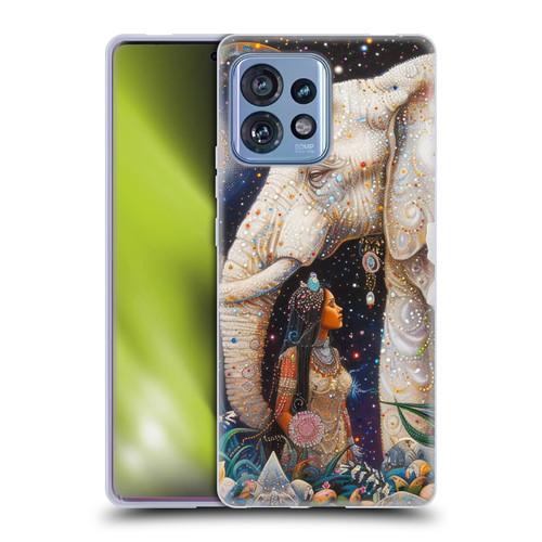 Shambhala Light Visionary Art Ethereal Graphics Gentle Giant Soft Gel Case for Motorola Moto Edge 40 Pro