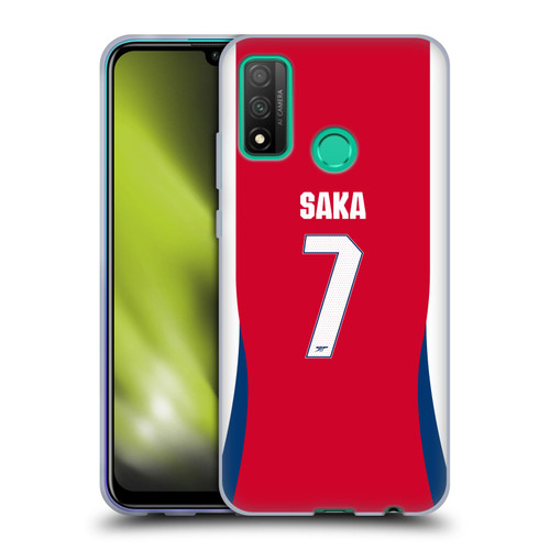 Arsenal FC 2024/25 Players Home Kit Bukayo Saka Soft Gel Case for Huawei P Smart (2020)