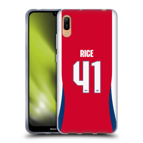 Arsenal FC 2024/25 Players Home Kit Declan Rice Soft Gel Case for Huawei Y6 Pro (2019)