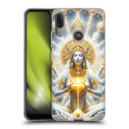 Shambhala Light Visionary Art Ethereal Graphics Goddess Soft Gel Case for Motorola Moto E6 Plus