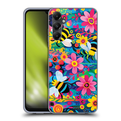 Michael David Ward Humor & Botanicals Bees and Flowers Soft Gel Case for Samsung Galaxy A05s