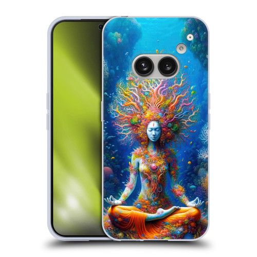 Shambhala Light Visionary Art Ethereal Graphics Colorful Coral Reef Soft Gel Case for Nothing Phone (2a)