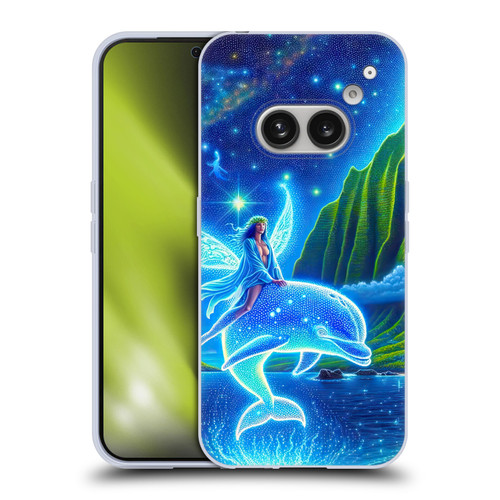Shambhala Light Visionary Art Ethereal Graphics Dolphins In Dreams Soft Gel Case for Nothing Phone (2a)