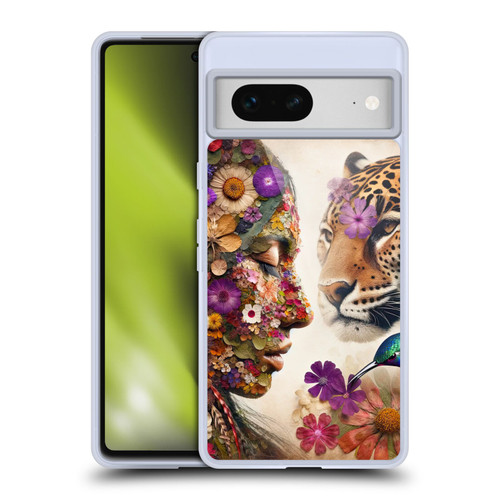Shambhala Light Visionary Art Ethereal Graphics Flora & Fauna Soft Gel Case for Google Pixel 7