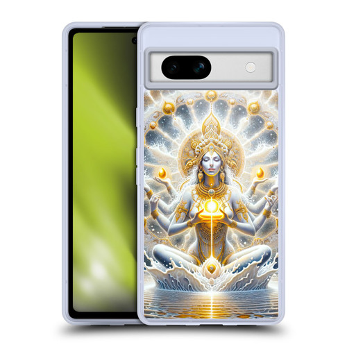 Shambhala Light Visionary Art Ethereal Graphics Goddess Soft Gel Case for Google Pixel 7a