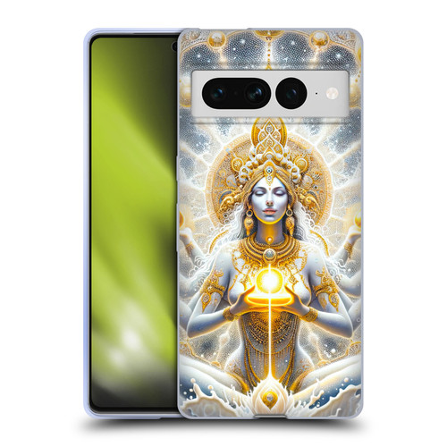 Shambhala Light Visionary Art Ethereal Graphics Goddess Soft Gel Case for Google Pixel 7 Pro