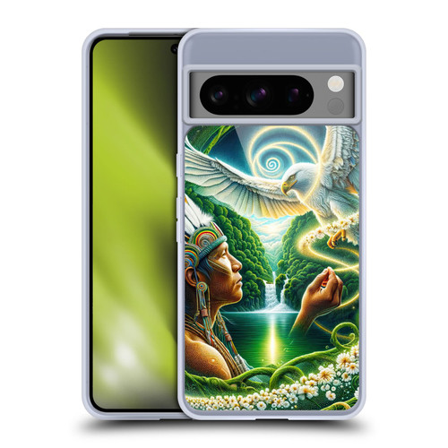 Shambhala Light Visionary Art Ethereal Graphics Daisy Soft Gel Case for Google Pixel 8 Pro