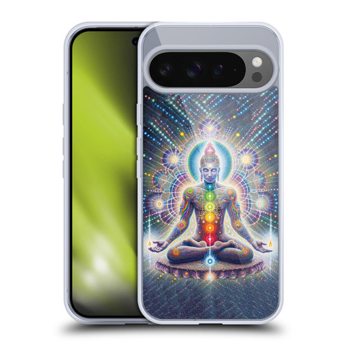 Shambhala Light Visionary Art Ethereal Graphics Chakras Soft Gel Case for Google Pixel 9 Pro XL
