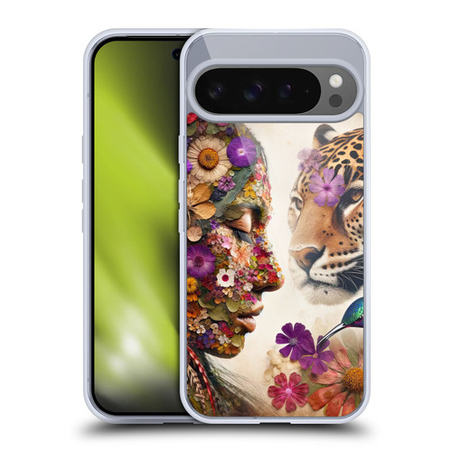 Shambhala Light Visionary Art Ethereal Graphics Flora & Fauna Soft Gel Case for Google Pixel 9 Pro XL