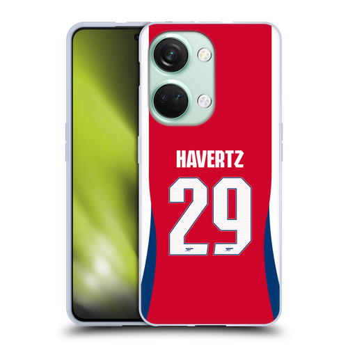 Arsenal FC 2024/25 Players Home Kit Kai Havertz Soft Gel Case for OnePlus Nord 3 5G
