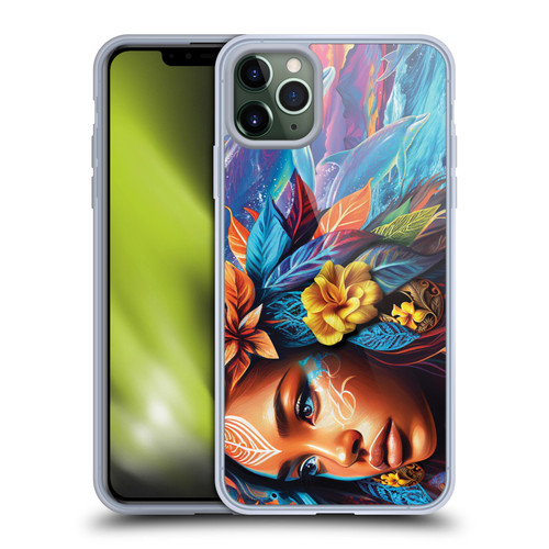 Michael David Ward Psychedelic Art Ocean Spirit Soft Gel Case for Apple iPhone 11 Pro Max