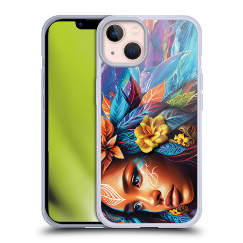Michael David Ward Psychedelic Art Ocean Spirit Soft Gel Case for Apple iPhone 13