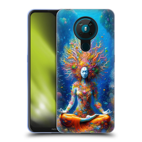 Shambhala Light Visionary Art Ethereal Graphics Colorful Coral Reef Soft Gel Case for Nokia 5.3