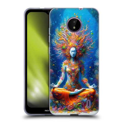 Shambhala Light Visionary Art Ethereal Graphics Colorful Coral Reef Soft Gel Case for Nokia C10 / C20