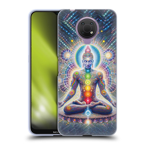 Shambhala Light Visionary Art Ethereal Graphics Chakras Soft Gel Case for Nokia G10