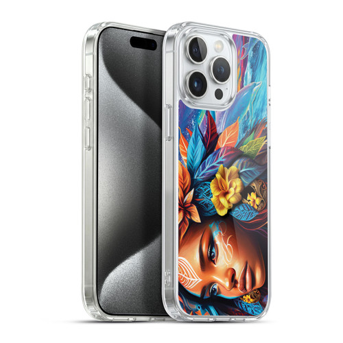 Michael David Ward Psychedelic Art Ocean Spirit Soft Gel Case for Apple iPhone 15 Pro Max & MagSafe