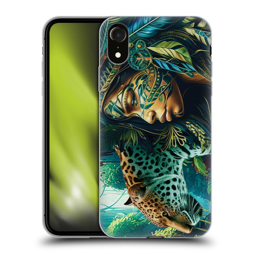 Michael David Ward Psychedelic Art Ocean Spirit Soft Gel Case for Apple iPhone XR