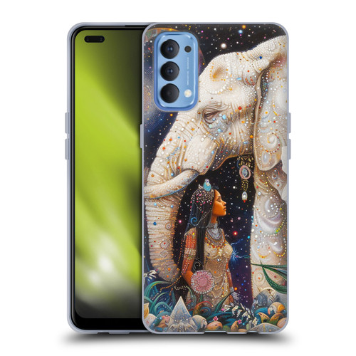 Shambhala Light Visionary Art Ethereal Graphics Gentle Giant Soft Gel Case for OPPO Reno 4 5G