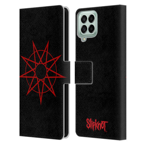 Slipknot Key Art Nanogram Leather Book Wallet Case Cover For Samsung Galaxy M33 (2022)