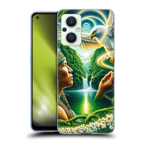 Shambhala Light Visionary Art Ethereal Graphics Daisy Soft Gel Case for OPPO Reno8 Lite