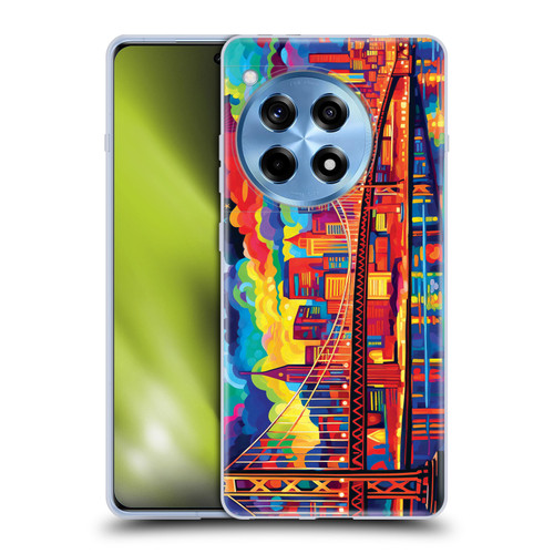 Michael David Ward Psychedelic Art Midnight In San Francisco Soft Gel Case for OnePlus 12R