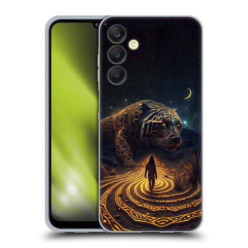 Shambhala Light Visionary Art Ethereal Graphics Big Cat Glow Soft Gel Case for Samsung Galaxy A25 5G