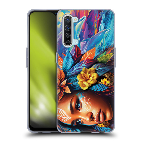 Michael David Ward Psychedelic Art Ocean Spirit Soft Gel Case for OPPO Find X2 Lite 5G