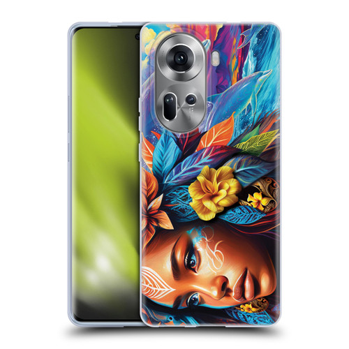 Michael David Ward Psychedelic Art Ocean Spirit Soft Gel Case for OPPO Reno11