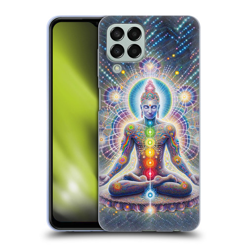 Shambhala Light Visionary Art Ethereal Graphics Chakras Soft Gel Case for Samsung Galaxy M33 (2022)