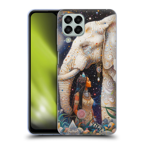 Shambhala Light Visionary Art Ethereal Graphics Gentle Giant Soft Gel Case for Samsung Galaxy M33 (2022)