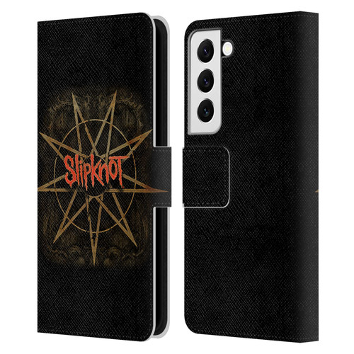 Slipknot Key Art Crest Leather Book Wallet Case Cover For Samsung Galaxy S22 5G