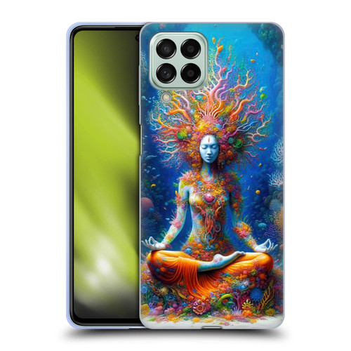 Shambhala Light Visionary Art Ethereal Graphics Colorful Coral Reef Soft Gel Case for Samsung Galaxy M53 (2022)