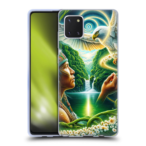 Shambhala Light Visionary Art Ethereal Graphics Daisy Soft Gel Case for Samsung Galaxy Note10 Lite