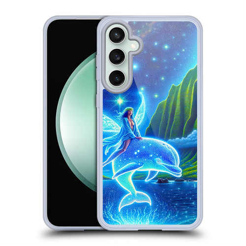 Shambhala Light Visionary Art Ethereal Graphics Dolphins In Dreams Soft Gel Case for Samsung Galaxy S23 FE 5G