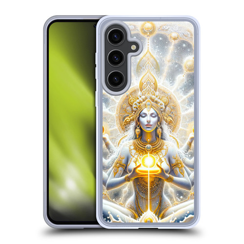 Shambhala Light Visionary Art Ethereal Graphics Goddess Soft Gel Case for Samsung Galaxy S24+ 5G