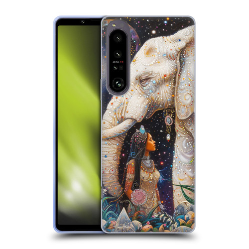 Shambhala Light Visionary Art Ethereal Graphics Gentle Giant Soft Gel Case for Sony Xperia 1 IV
