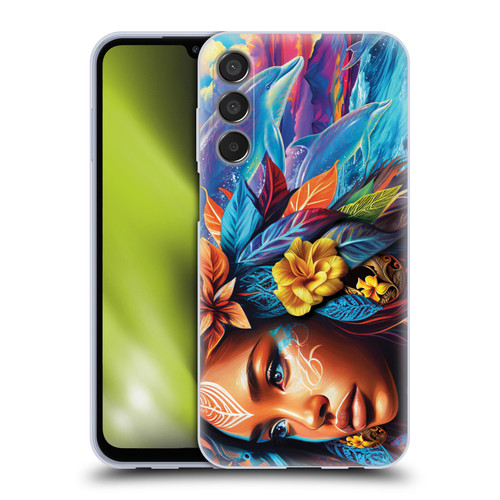 Michael David Ward Psychedelic Art Ocean Spirit Soft Gel Case for Samsung Galaxy M15/F15 5G