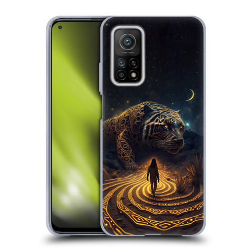 Shambhala Light Visionary Art Ethereal Graphics Big Cat Glow Soft Gel Case for Xiaomi Mi 10T 5G