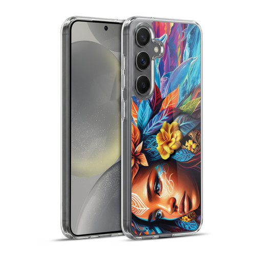 Michael David Ward Psychedelic Art Ocean Spirit Soft Gel Case for Samsung Galaxy S24+ 5G & MagSafe