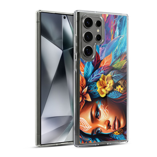 Michael David Ward Psychedelic Art Ocean Spirit Soft Gel Case for Samsung Galaxy S24 Ultra 5G & MagSafe