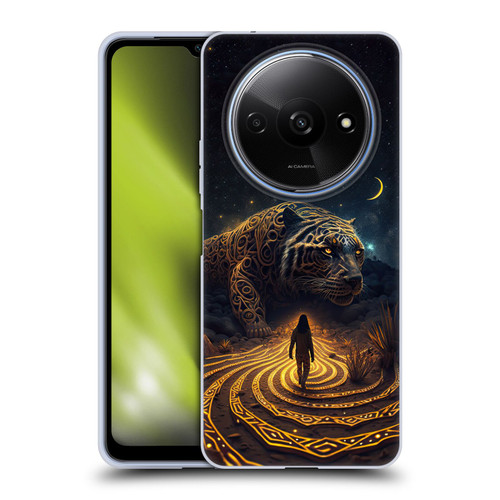 Shambhala Light Visionary Art Ethereal Graphics Big Cat Glow Soft Gel Case for Xiaomi Redmi A3