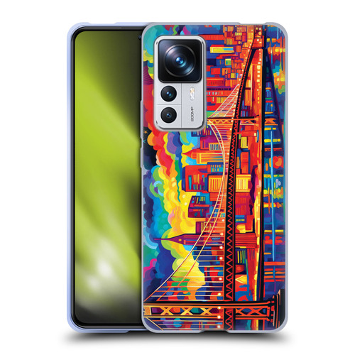 Michael David Ward Psychedelic Art Midnight In San Francisco Soft Gel Case for Xiaomi 12T Pro
