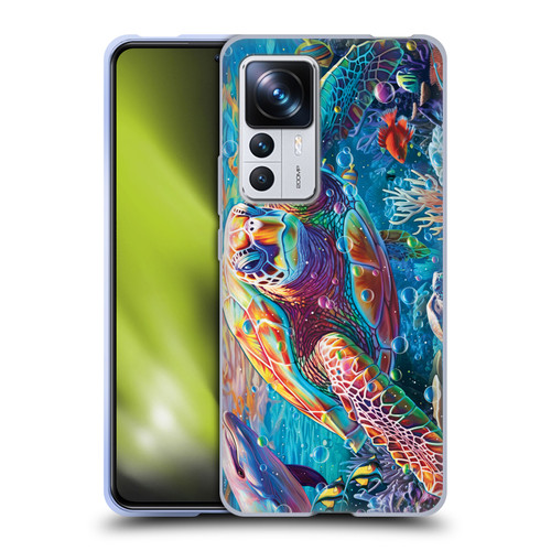 Michael David Ward Psychedelic Art Turtle Magic Soft Gel Case for Xiaomi 12T Pro