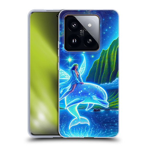 Shambhala Light Visionary Art Ethereal Graphics Dolphins In Dreams Soft Gel Case for Xiaomi 14 Pro
